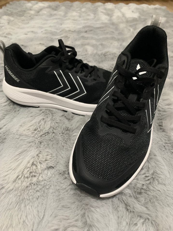 Siyah Gri Zebra Desenli Bağcıklı Kadın Spor Ayakkabı - Görsel 4