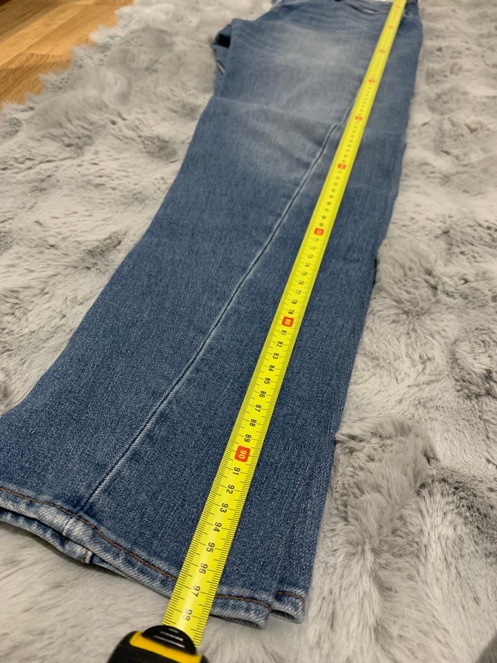 Gri Kadın Denim Normal Kesim Jean - Görsel 4
