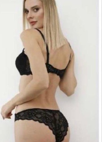 Siyah Mini Goth Minimalist Sütyen ve kilot takımı - Görsel 2