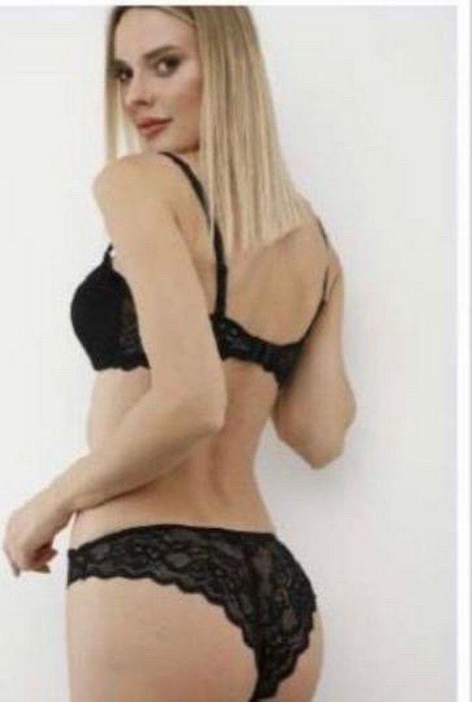 Siyah Mini Goth Minimalist Sütyen ve kilot takımı - Görsel 2