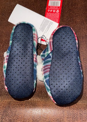 Renkli Düğmeli Çocuk Ev Terliği - Görsel 2