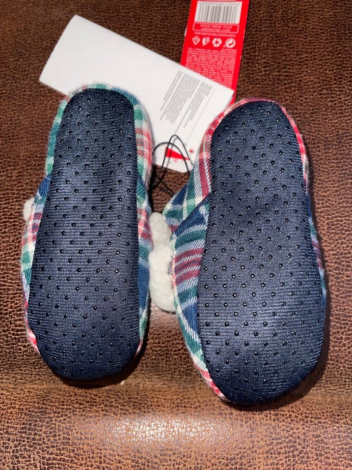 Renkli Düğmeli Çocuk Ev Terliği - Görsel 2