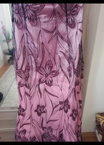 xl Beden mor Renk Mor Straplez Uzun Abiye Elbise