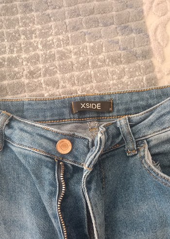 LC Waikiki Kadın Mavi İspanyol paça Kot Pantolon