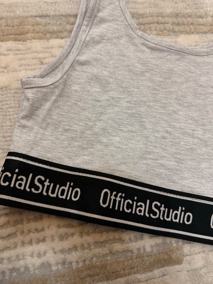 Gri Kız Çocuk Sporcu Üstü - Görsel 3