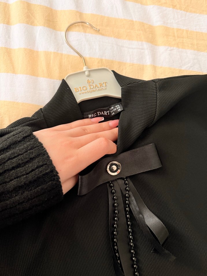 Siyah bluz kadın - Görsel 3