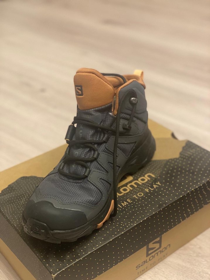 Salomon kadın Kahverengi Baskılı Bağcıklı Outdoor Ayakkabı - Görsel 2