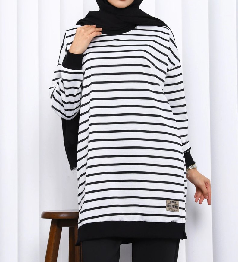 Siyah scuba kumaş etek tüm bedenleri var ilan açtırınız - Görsel 3