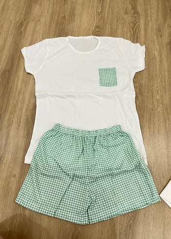 Beyaz Kısa Kollu Erkek Pijama Takımı - Görsel 2