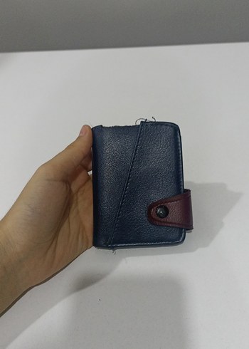 Koyu Mavi Minimalist Erkek Cüzdanı - Görsel 4