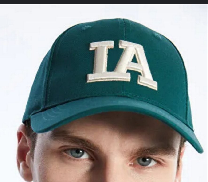 Koyu Yeşil Kadın Spor Şapka IA Nakışlı - Görsel 3