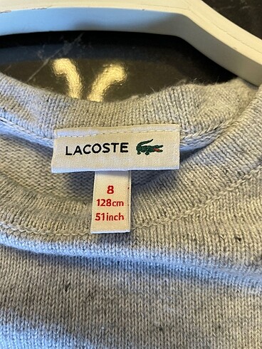 6 Yaş Beden gri Renk Lacoste Sweetshirt
