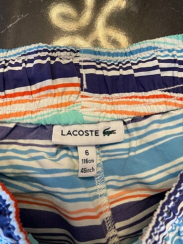 6 Yaş Beden çeşitli Renk Lacoste şort