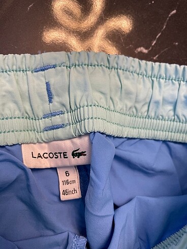 6 Yaş Beden mavi Renk Lacoste şort