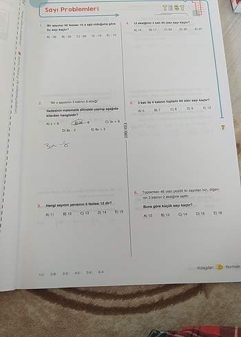 Beden Renk Senol Hoca Çıtır Çerez Problemler Soru Bankası