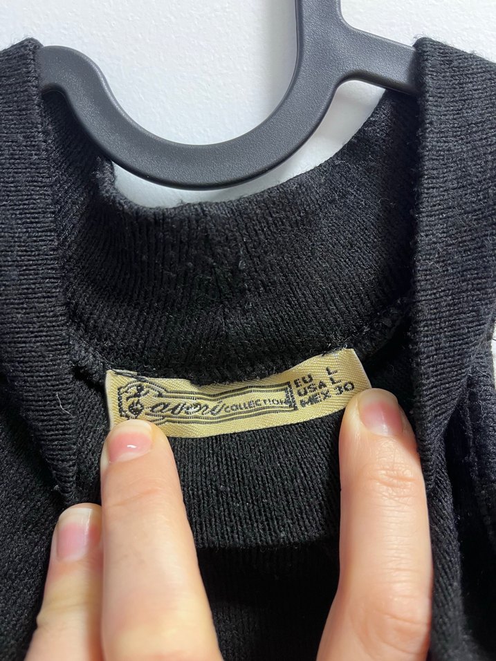 Fırfırlı Siyah Yüksek Yaka Kadın Bluz - Görsel 4