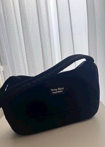 Siyah Minimalist Kadın Omuz Çantası - Görsel 4