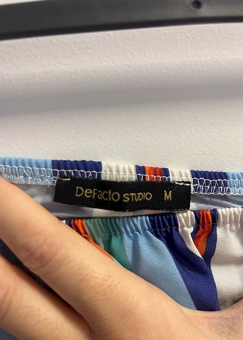 m Beden çeşitli Renk Renkli Çizgili Bohem Mini Bluz