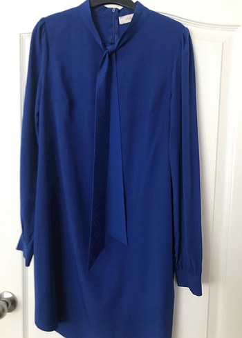 Uzun Kollu Mavi Kadın Tunik - Görsel 3