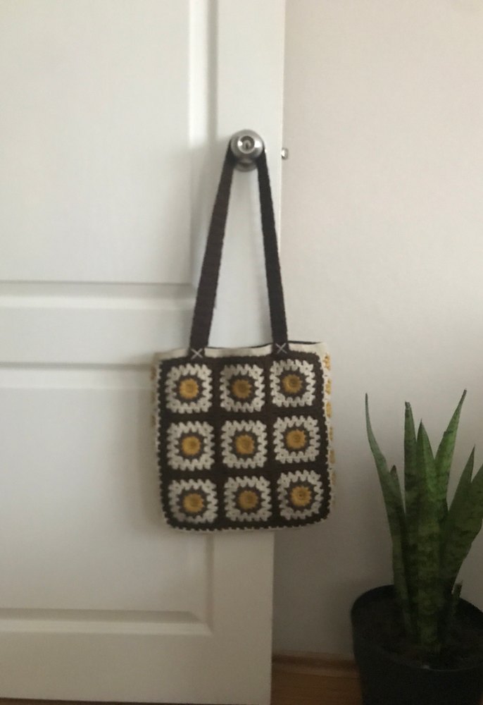 Dantel Detaylı Bohem Örgü Kadın Çanta - Görsel 2