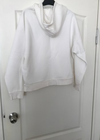 Mavi Baskılı Beyaz Kadın Sweatshirt - Görsel 4