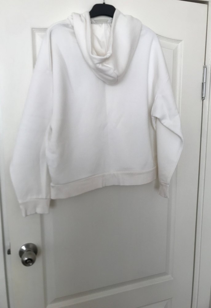 Mavi Baskılı Beyaz Kadın Sweatshirt - Görsel 4