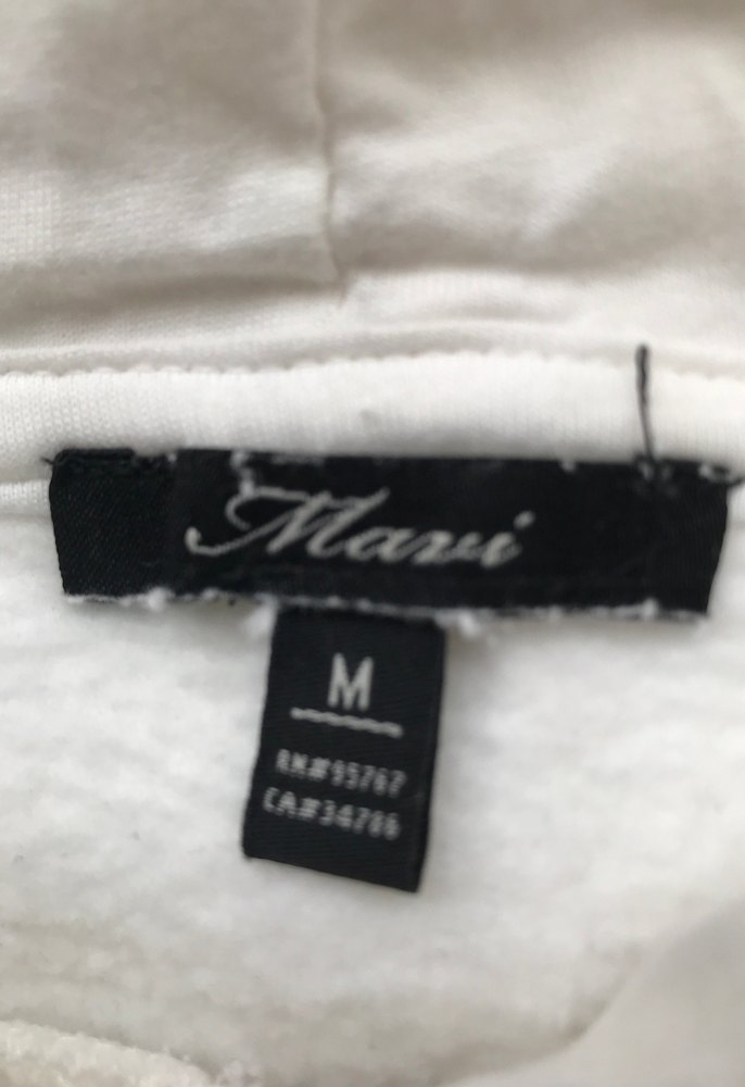 Mavi Baskılı Beyaz Kadın Sweatshirt - Görsel 5