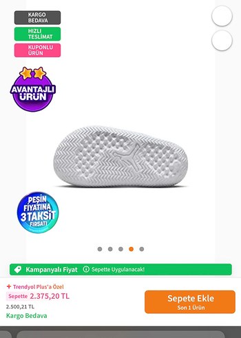 Nike Unisex Spor Terlik - Görsel 3