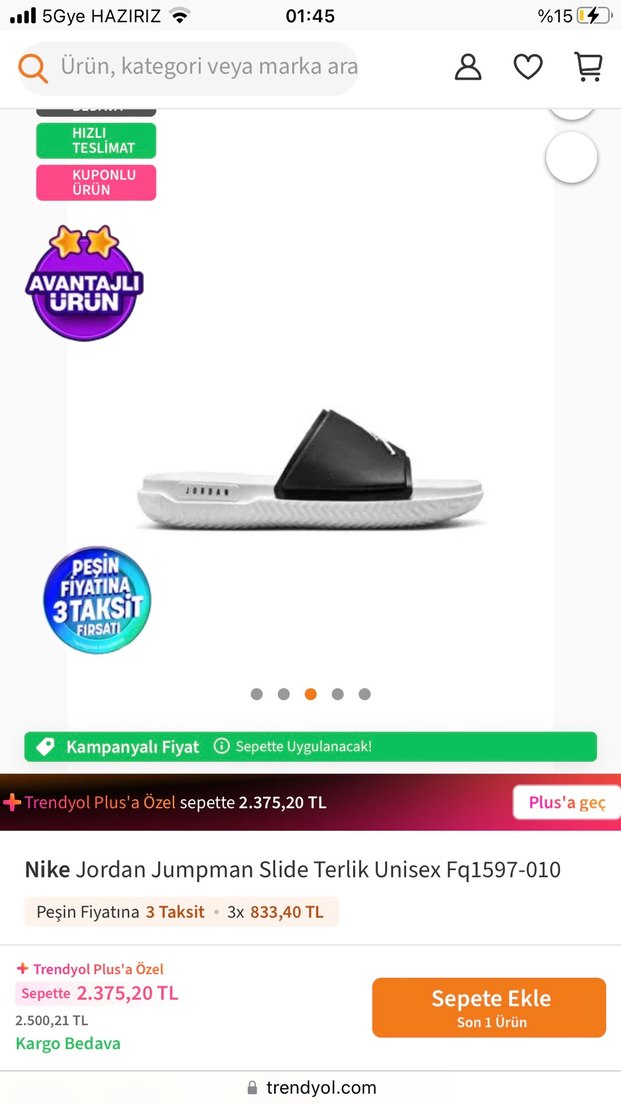 Nike Unisex Spor Terlik - Görsel 4