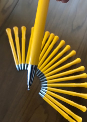 Sarı Renkli Promosyon Tükenmez Kalemi - Görsel 3