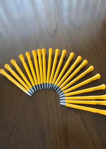 Sarı Renkli Promosyon Tükenmez Kalemi - Görsel 2