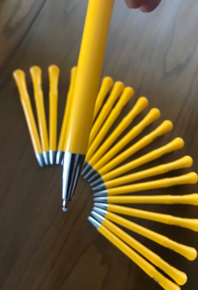 Sarı Renkli Promosyon Tükenmez Kalemi - Görsel 3