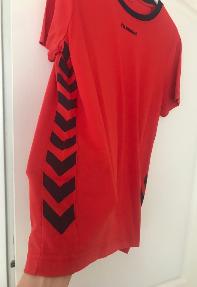 Kırmızı Baskılı Erkek Tişört - Görsel 5