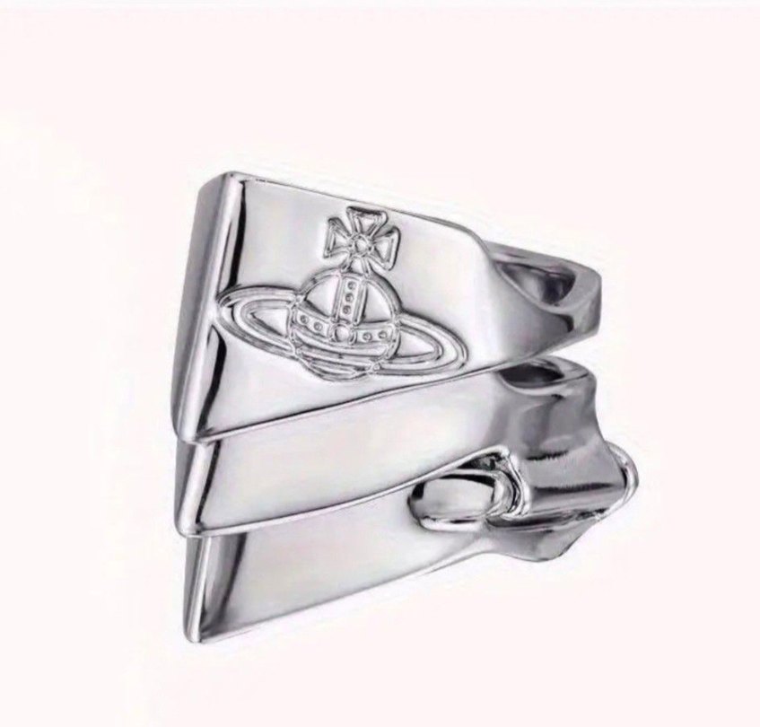 3 katmanlı zırh Unisex Satürn yüzük - Görsel 4