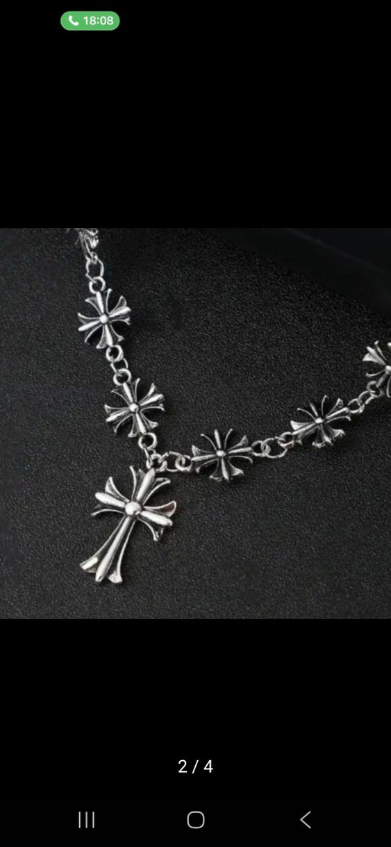 CHROME HEARTS HAÇ KOLYE - Görsel 2