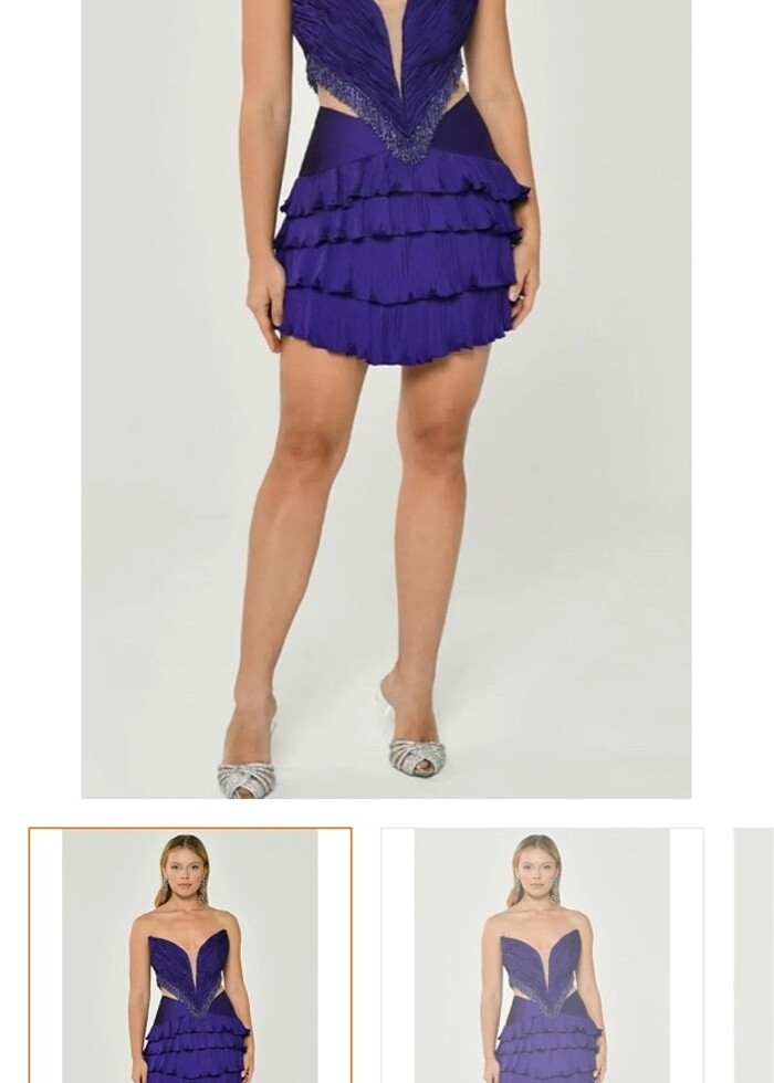 Alfabeta mor elbise - Görsel 2