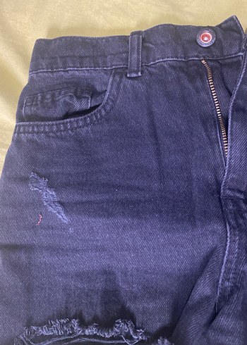 diğer Beden siyah Renk Siyah Kadın Midi Denim Şort