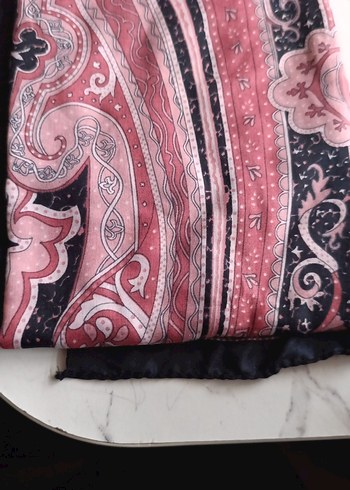 Pembe Bohem Kadın Şal - Görsel 3