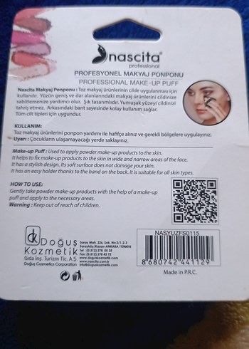Nascita Profesyonel Pudra Süngeri Pembe - Görsel 2
