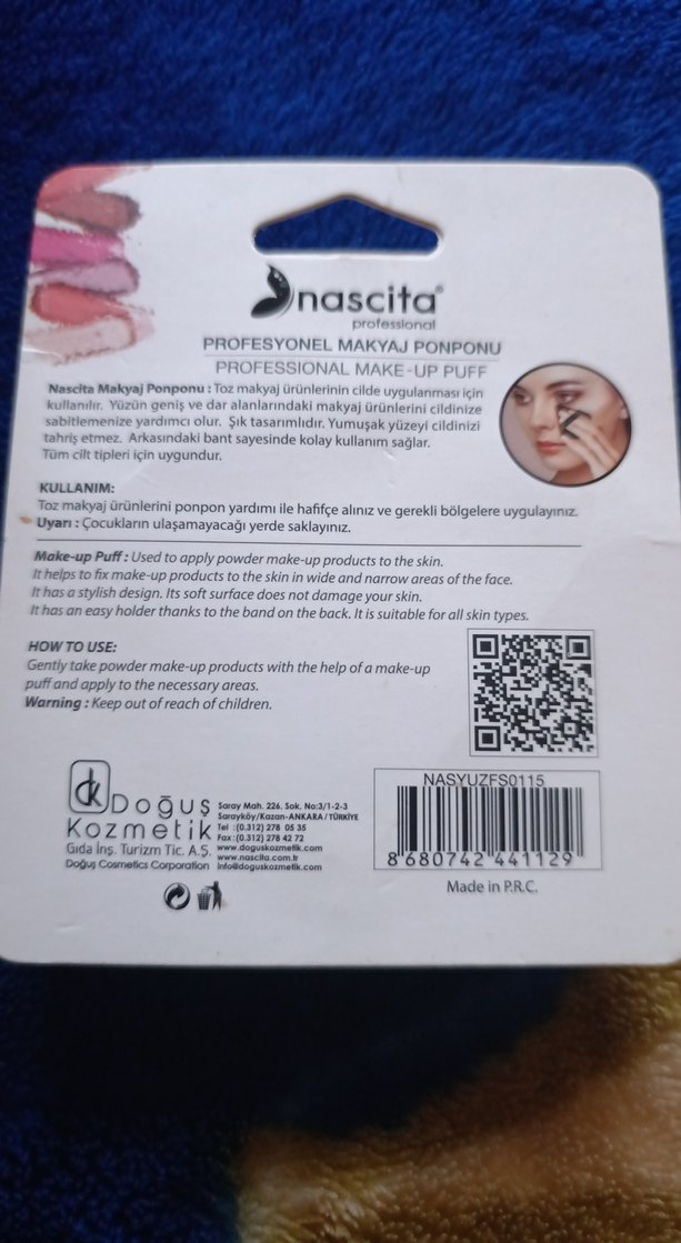 Nascita Profesyonel Pudra Süngeri Pembe - Görsel 2