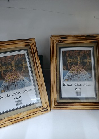 Bej Renk Ahşap Fotoğraf Çerçevesi 15x21 - Görsel 3