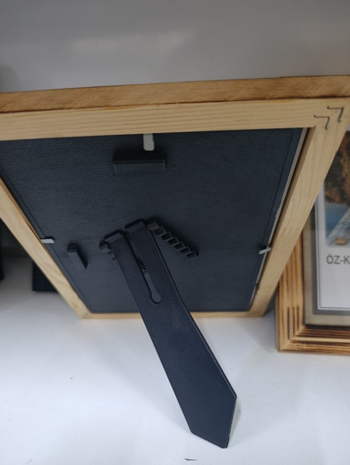 Bej Renk Ahşap Fotoğraf Çerçevesi 15x21 - Görsel 2