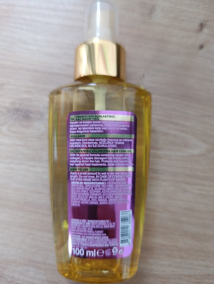 Bioblas Onarıcı Saç Bakım Yağı 100 ml - Görsel 3