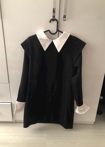 Gömlek Detaylı Kumaş Elbise - Görsel 5