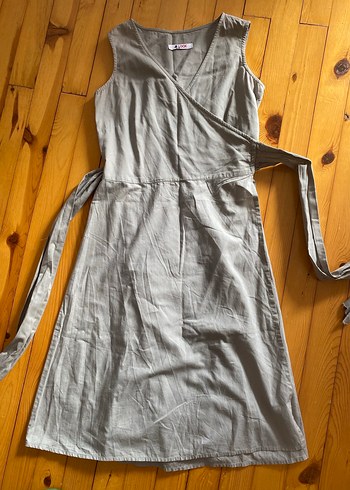 Haki kadın elbise - Görsel 3