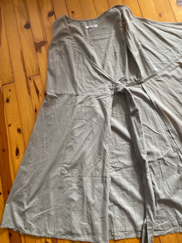 Haki kadın elbise - Görsel 5