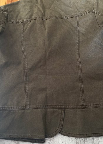 Kadın  Fermuarlı haki/ Kahverengi Ceket - Görsel 6