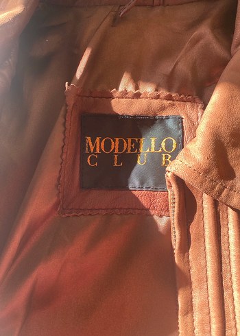 Gerçek Deri Kahverengi Vintage Kemerli Kadın Ceket - Görsel 5