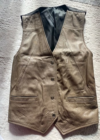 Gerçek deri yelek - Görsel 2