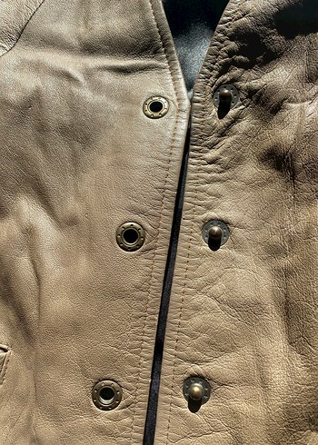 Gerçek deri yelek - Görsel 5